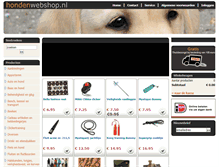 Tablet Screenshot of hondenwebshop.nl